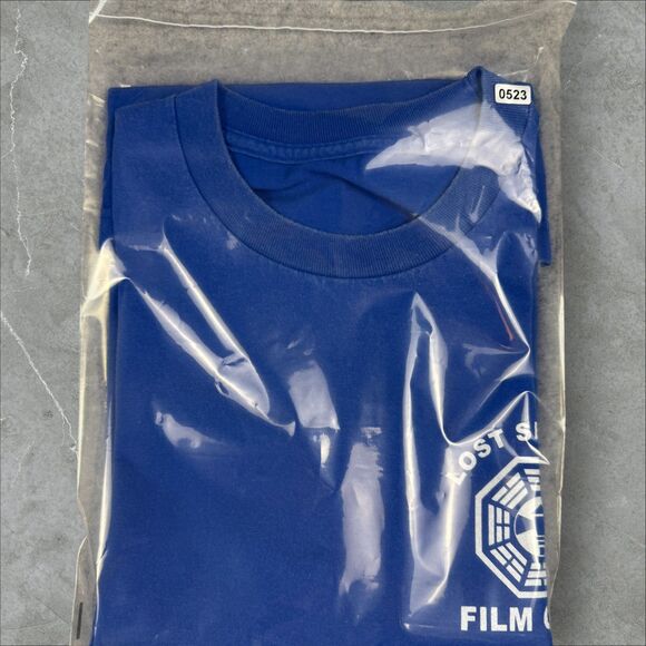 Vintage Double Sided Lost TV Show Film Crew Cast T Shirt Ajira Airways Dharma XL - Picture 9 of 9